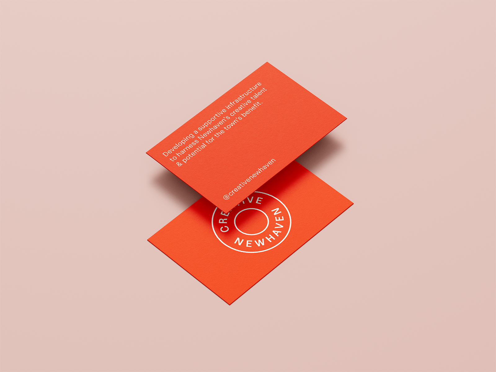 Creative Newhavens business cards print design by Two Pens