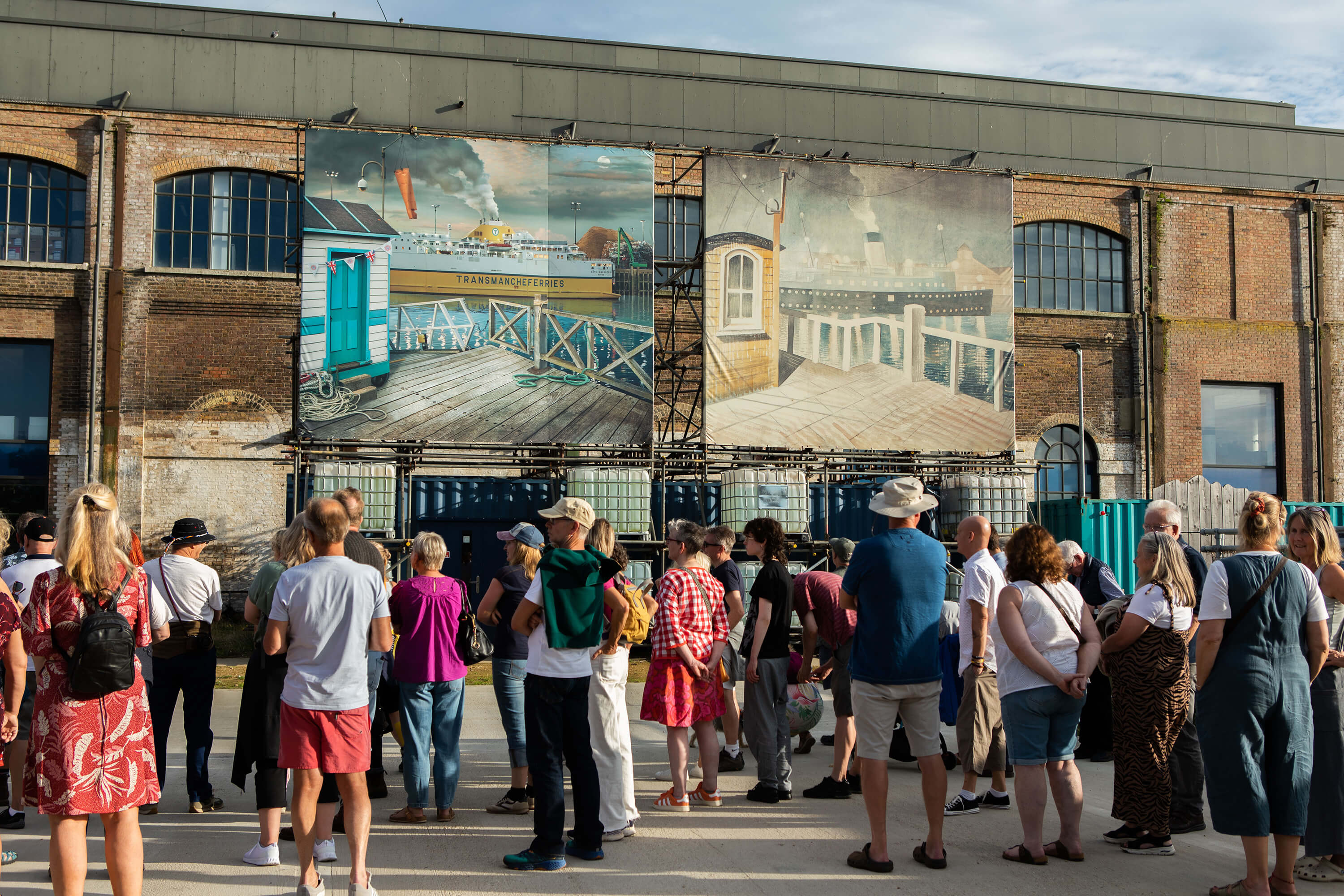 Following Ravilious Newhaven public art trail 
