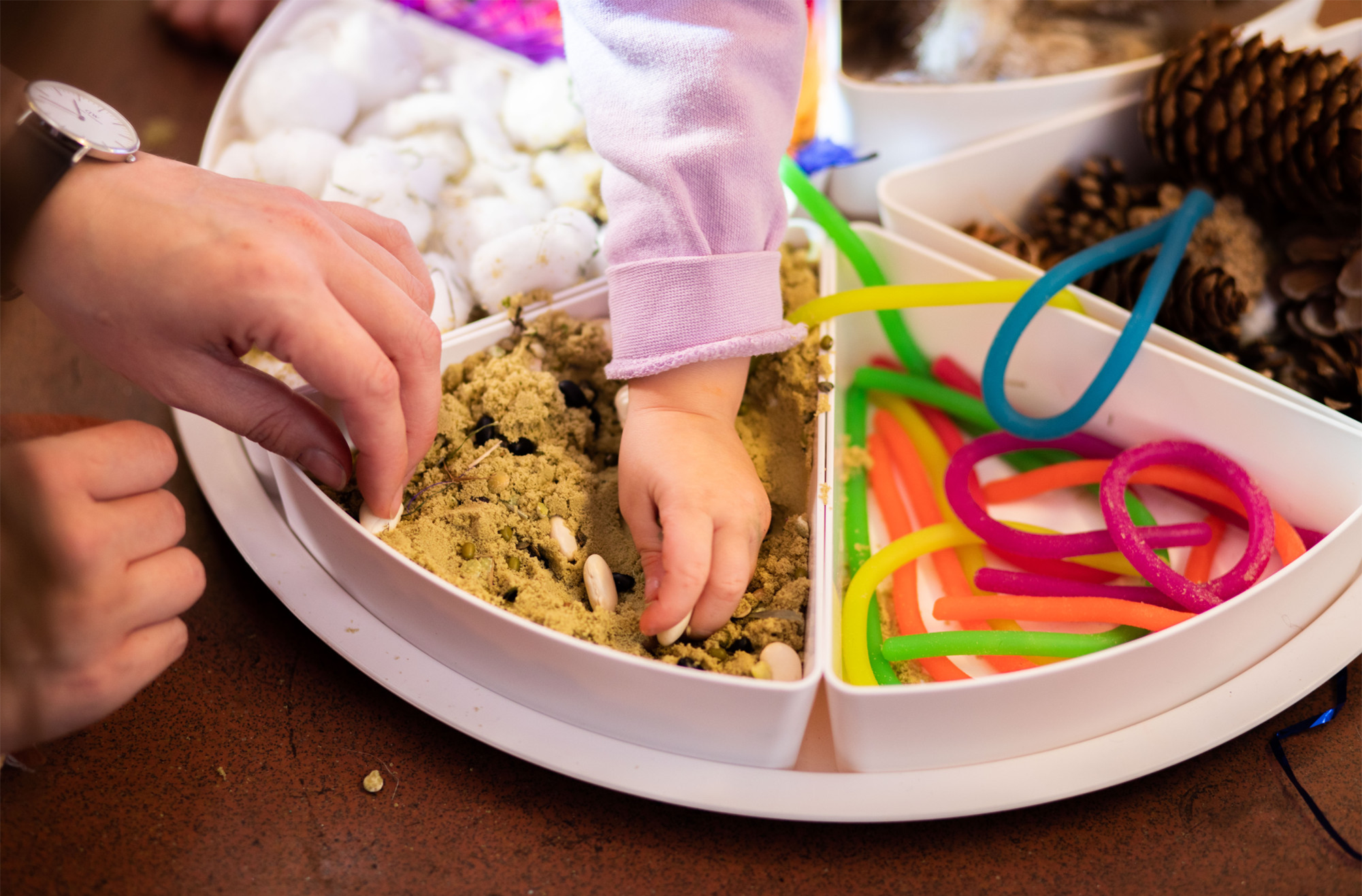 Towner Wriggle Room workshop with logo designed by Two Pens