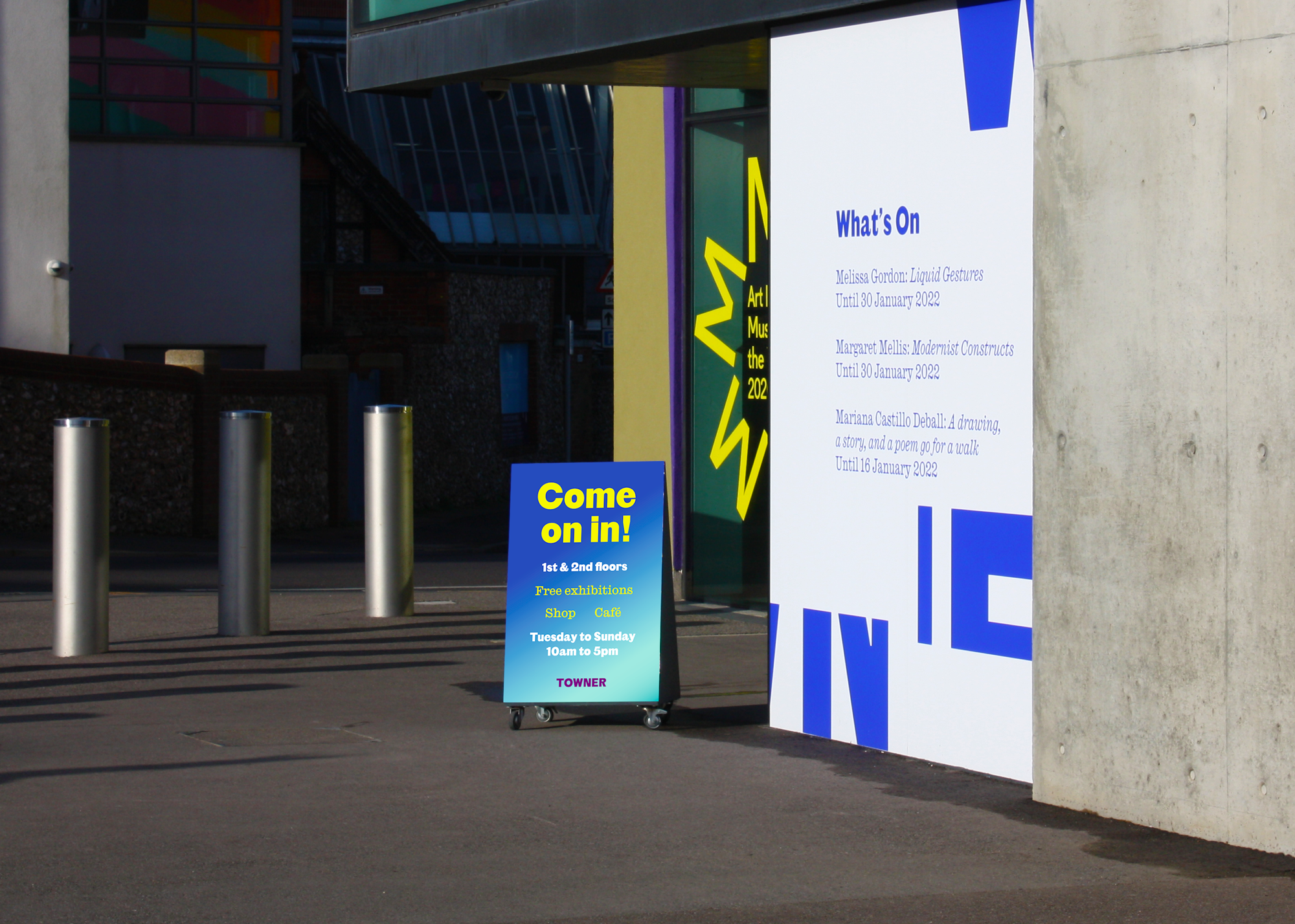 Towner Seasonal A-board design 